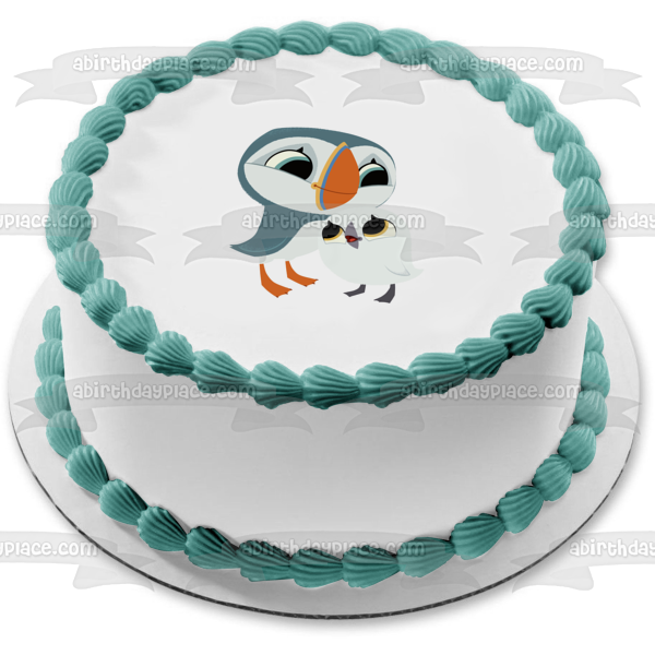 Puffin Rock Oona Baba Edible Cake Topper Image ABPID15037