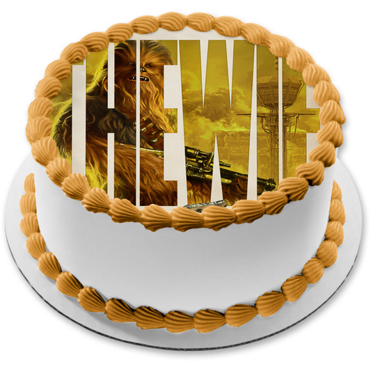 Star Wars Chewbaca Chewie Edible Cake Topper Image ABPID15072