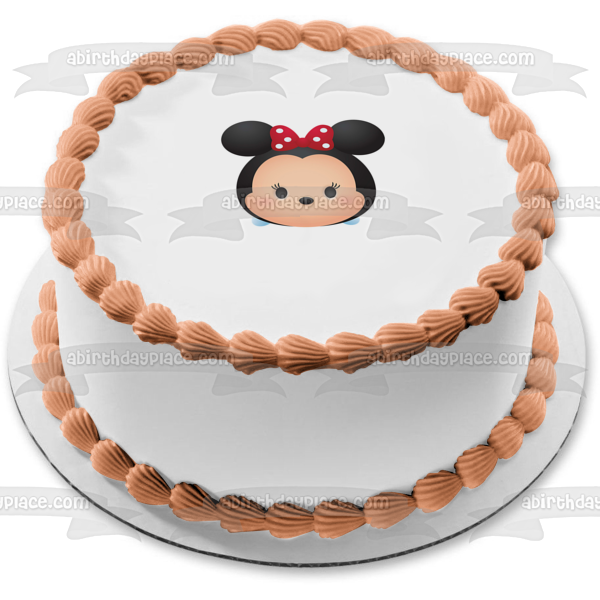 Disney Tsum Tsum Minnie Mouse Edible Cake Topper Image ABPID15126