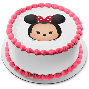 Disney Tsum Tsum Minnie Mouse Edible Cake Topper Image ABPID15126