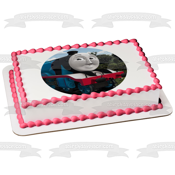 Thomas and Friends Gordon Tank Engine Edible Cake Topper Image ABPID15340