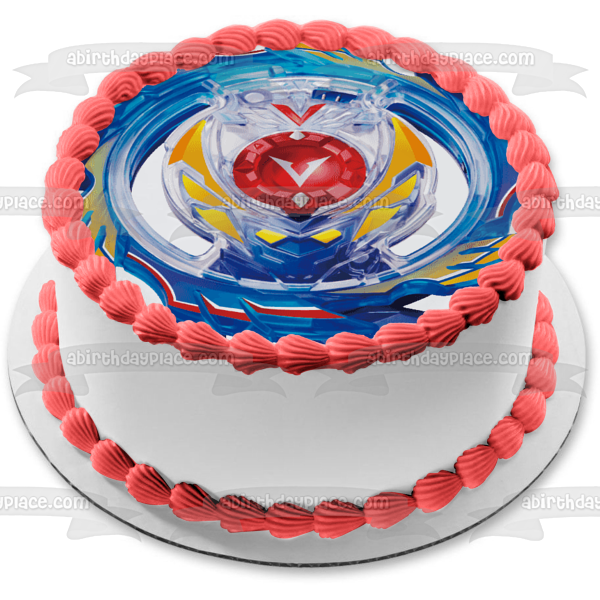 Beyblade Genesis Valtryek V3 Edible Cake Topper Image ABPID15158