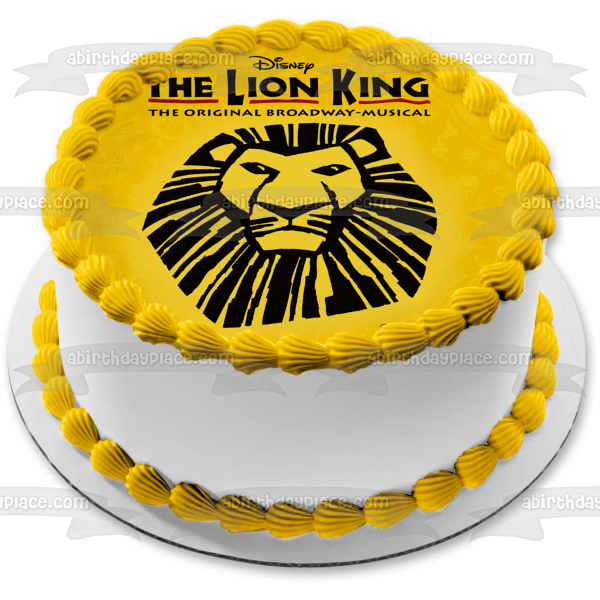 Disney The Lion King Mufasa the Original Broadway Musical Edible Cake Topper Image ABPID15397