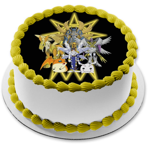 Digimon Pegasusmon Vs Devimon Edible Cake Topper Image ABPID15202