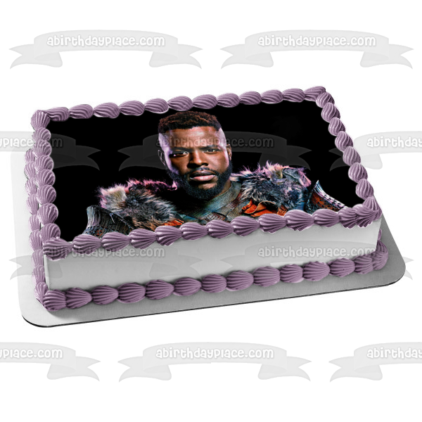 Black Panther Tobagonian Black Background Edible Cake Topper Image ABPID15207