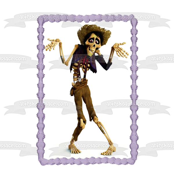 Disney Coco Hector Smiling Edible Cake Topper Image ABPID15464