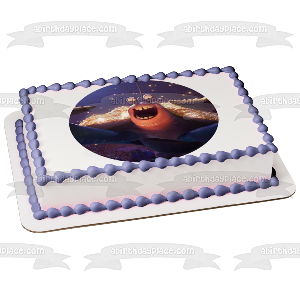 Disney Moana Tamatoa Ocean Background Edible Cake Topper Image ABPID15221