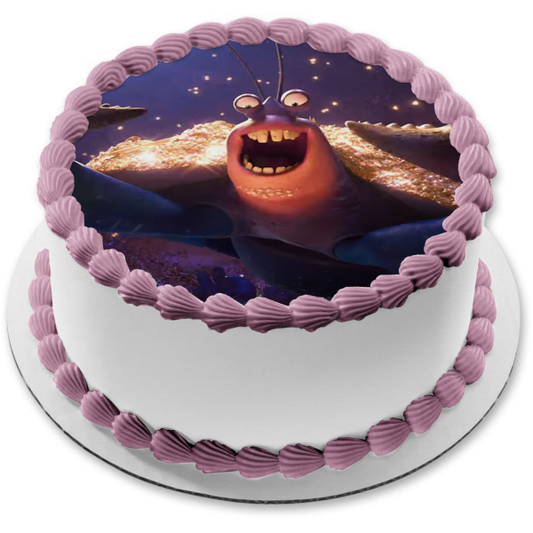 Disney Moana Tamatoa Ocean Background Edible Cake Topper Image ABPID15221