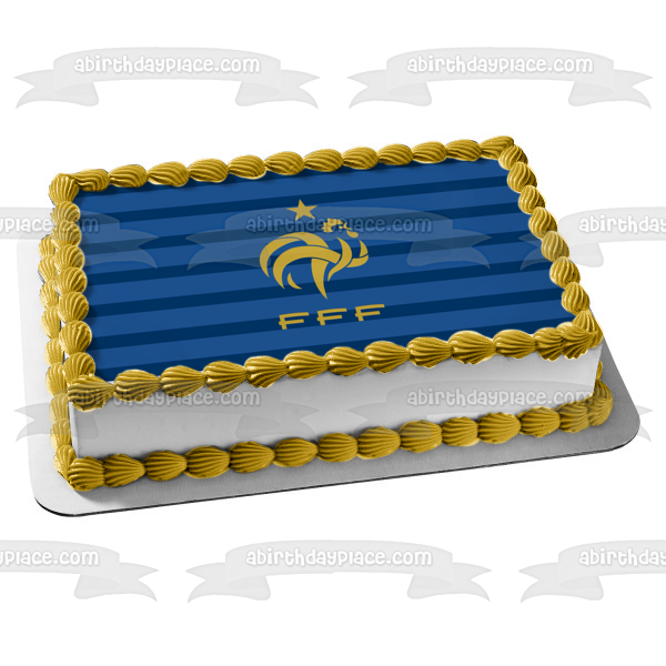 France World Cup Logo Edible Cake Topper Image ABPID20641