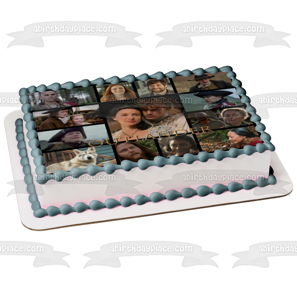 Outlander Jamie Claire Jonathan Lord John Grey Edible Cake Topper Image ABPID21774
