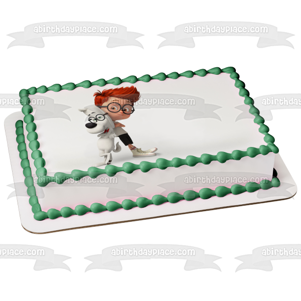 Mr. Peabody & Sherman Edible Cake Topper Image ABPID20700
