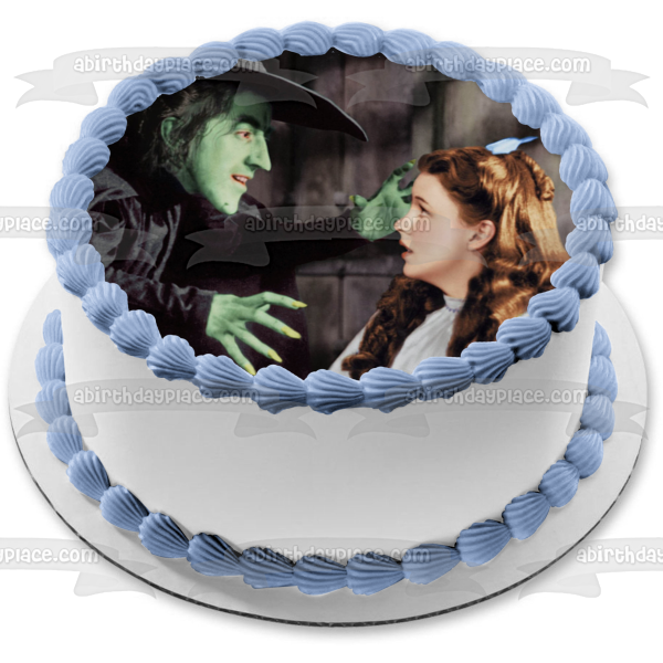 The Wizard of Oz Dorothy Wicked Witch of the West Edible Cake Topper Image ABPID22015