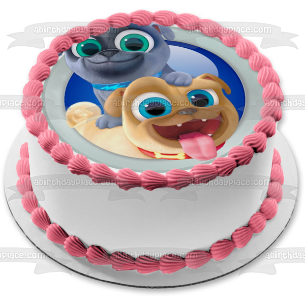Puppy Dog Pals Bingo Rolly Edible Cake Topper Image ABPID22028