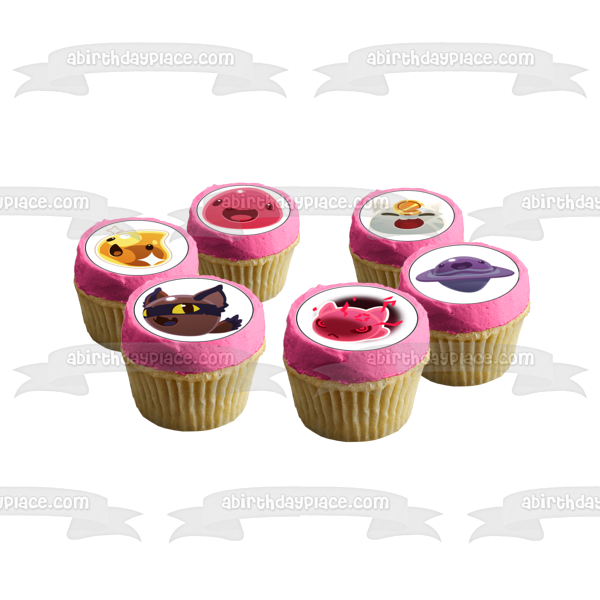 Slime Rancher Secret Rancher DLC Tigre angelical Arcano Radiante Adorno comestible para cupcakes Imágenes ABPID54093 