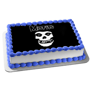The Friend Misfits Logo the Crimson Ghost Edible Cake Topper Image ABPID22055