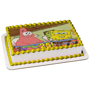 SpongeBob SquarePants Patrick Classroom Edible Cake Topper Image ABPID21833