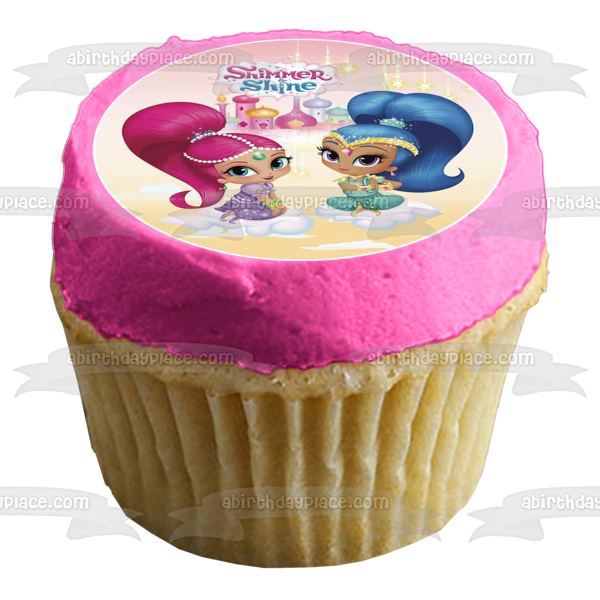 Shimmer and Shine Castle Edible Cake Topper Image ABPID22087