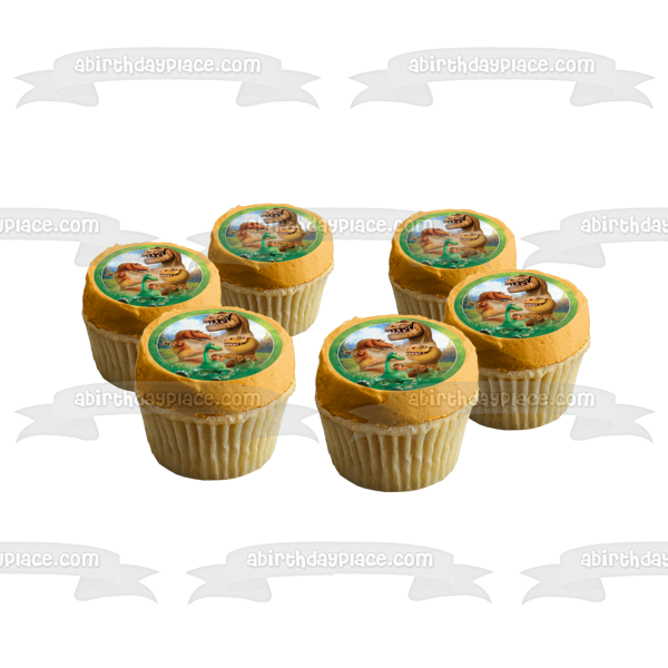 Disney Good Dinosaur Momma Ida Arlo Edible Cake Topper Image ABPID21892