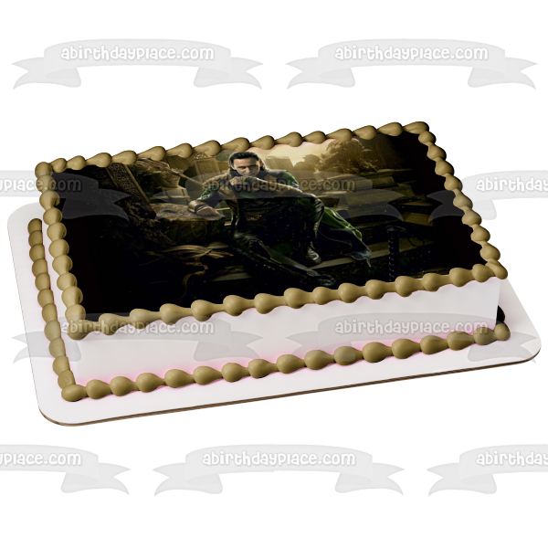 Marvel Loki Jack Kirby Edible Cake Topper Image ABPID22122