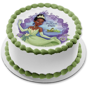 Disney Princess Tiana The Princess and the Frog Edible Cake Topper Image ABPID22131