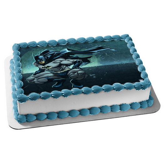 DC Comics Batman Cape Edible Cake Topper Image ABPID21927