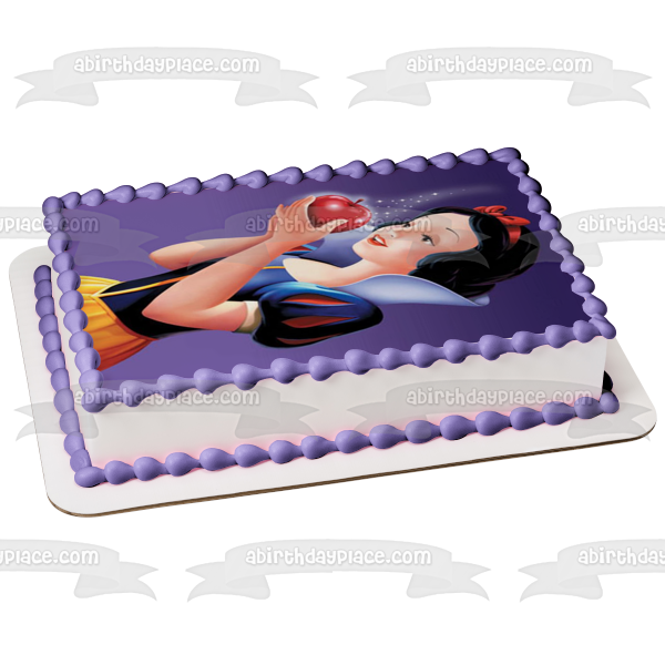 Disney Princess Snow White Apple Edible Cake Topper Image ABPID24015