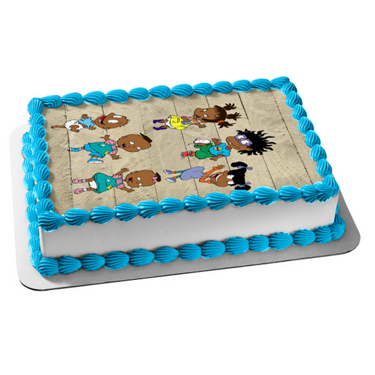 Rugrats Chuckie Angelica Tommy Phil Lil Kimi Imagen comestible para decoración de tarta ABPID22405 