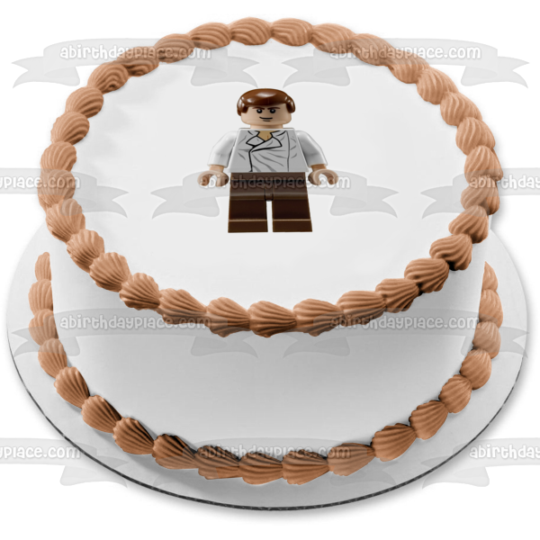 LEGO Star Wars Hans Solo Edible Cake Topper Image ABPID24029