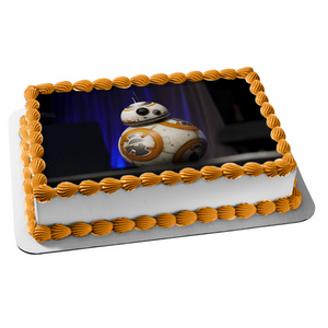 Star Wars the Force Awakens BB-8 Edible Cake Topper Image ABPID22419