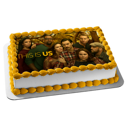 This Is Us Beth Jack Kate Kevin Randall Rebecca Toby Edible Cake Topper Image ABPID27008