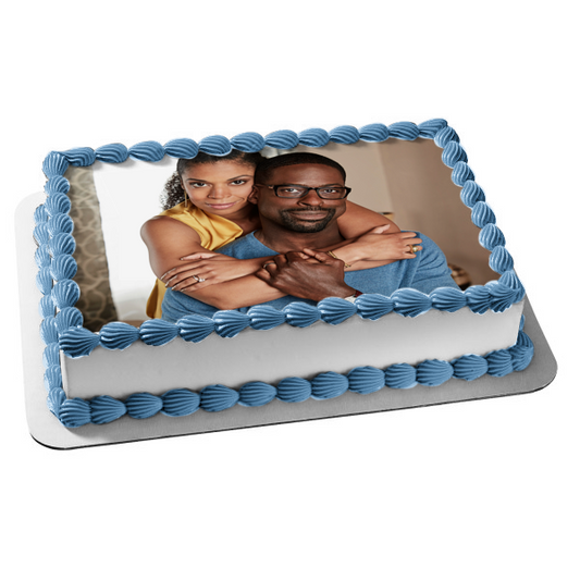 This Is Us Randall Beth Edible Cake Topper Image ABPID27017