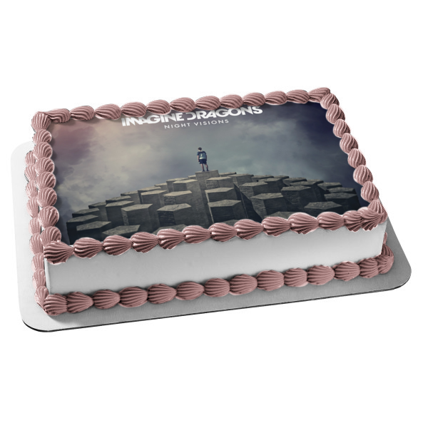 Imagine Dragons Night Visions Album Cover Edible Cake Topper Image ABPID26862