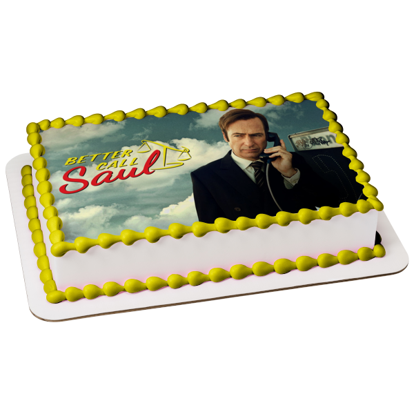 Better Call Saul Saul Goodman Pay Phone Edible Cake Topper Image ABPID27053
