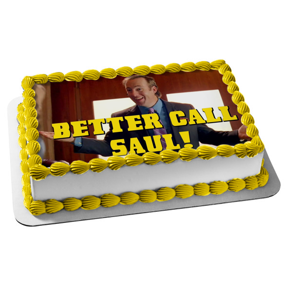 Better Call Saul Saul Goodman Edible Cake Topper Image ABPID27055
