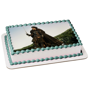 Game of Thrones Jon Snow Mountains Edible Cake Topper Image ABPID26955