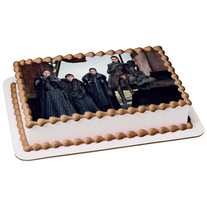 Game of Thrones Bran Stark Sansa Stark Arya Stark Edible Cake Topper Image ABPID26957