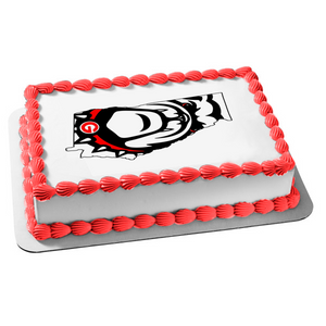 The University of Georgia Bulldogs Logo NCAA Edible Cake Topper Image ABPID27402