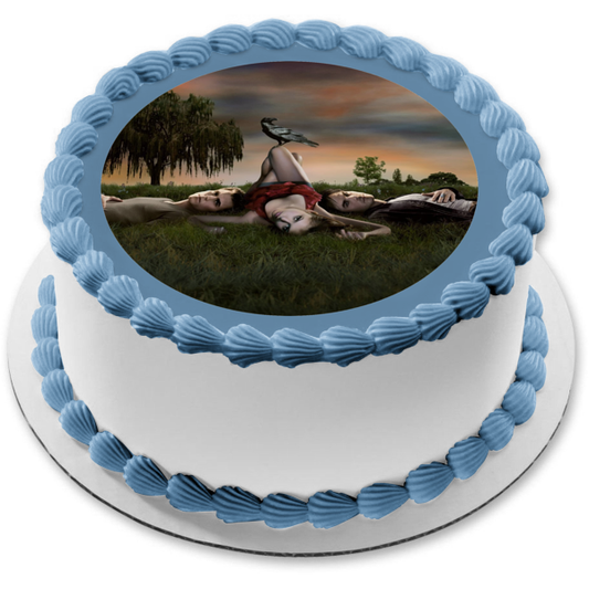 Vampire Diaries Ian Somerhalder and Damon Salvatore Edible Cake Topper Image ABPID05712