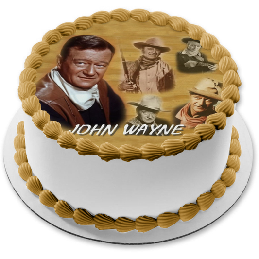 Imagen comestible para tarta de John Wayne Marion Mitchell Morrison Duke ABPID08432 
