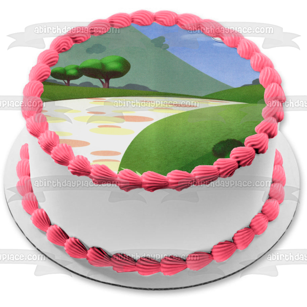 Mickey Mouse Clubhouse Road Balloon Edible Cake Topper Image ABPID04730