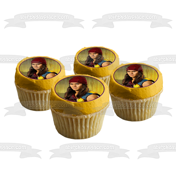 Disney Descendants Jay Yellow Background Edible Cake Topper Image ABPID11942