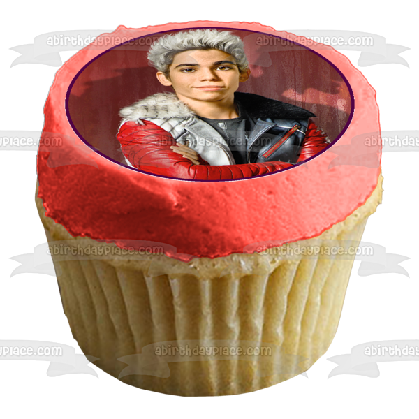 Disney Descendants Carlos Red Background Edible Cake Topper Image ABPID11951