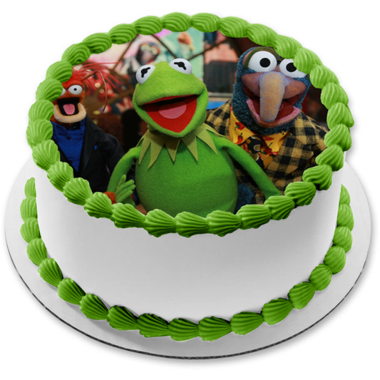 Imagen comestible para tarta de Disney los Muppets Kermit la rana Gonzo ABPID12005 