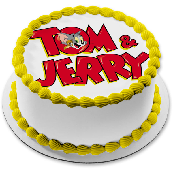 Tom and Jerry Opening Title Picture A Edible Cake Topper Image ABPID12014