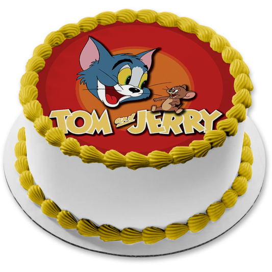 Tom and Jerry Opening Title Picture B Edible Cake Topper Image ABPID12016