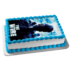 The Wire Marlo Stanfield Blue Background Edible Cake Topper Image ABPID27095