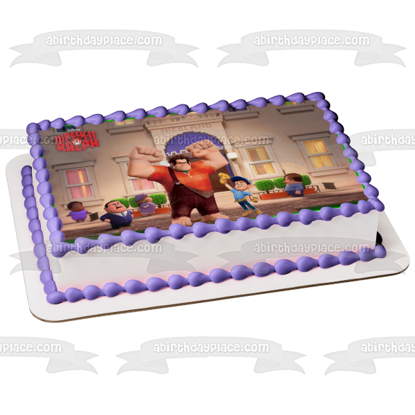 Disney Wreck-It Ralph Fix-It Felix Gene Niceland Edible Cake Topper Image ABPID27550