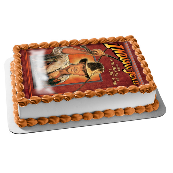 Indiana Jones and the Raiders of the Lost Ark Movie Poster Marion Edible Cake Topper Image ABPID27560