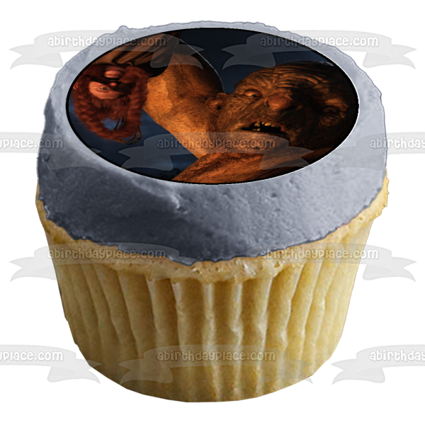 The Hobbit The Desolation of Smaug Trolls Bert Holding Edible Cake Topper Image ABPID12238