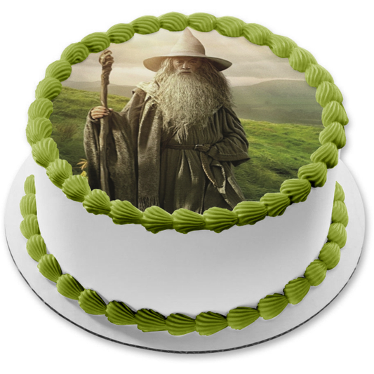 The Hobbit Gandalf Staff Edible Cake Topper Image ABPID12249